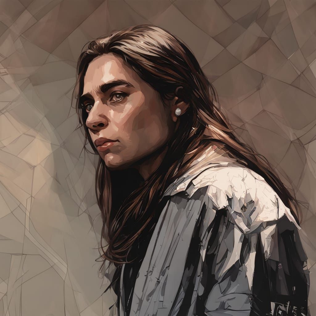 Stunning Hyperrealistic Portrait of a Woman Taking a Sip of ...