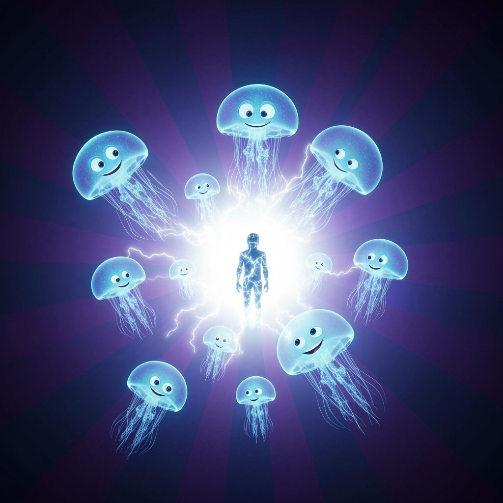 Bioluminescent Jellyfish Family Electrifies Prisoner: 3D Dig...