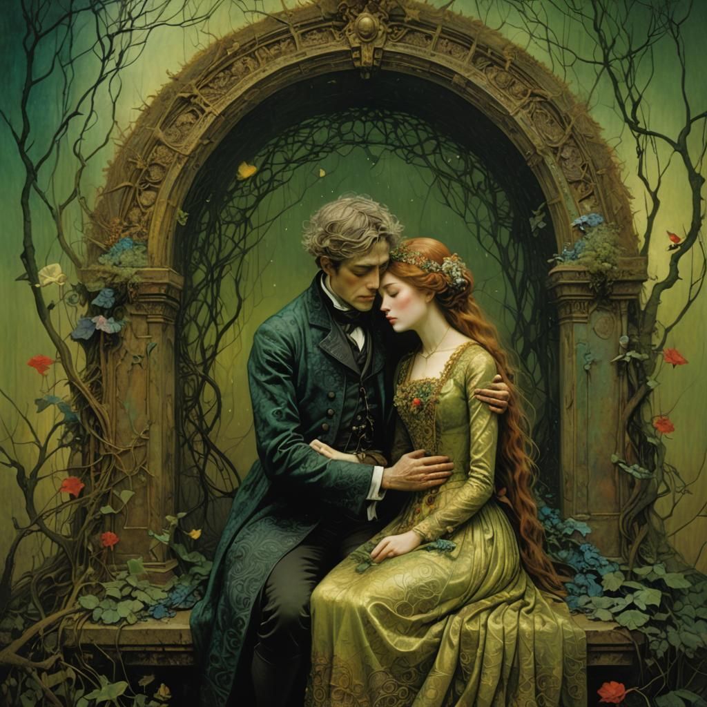 Entangled Heartbreak: Expressionist End of Relationship