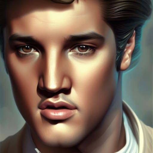 Elvis Presley as a teenager