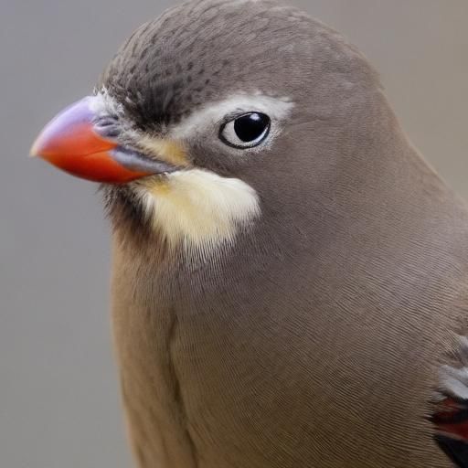 Cartoon Bird Winking