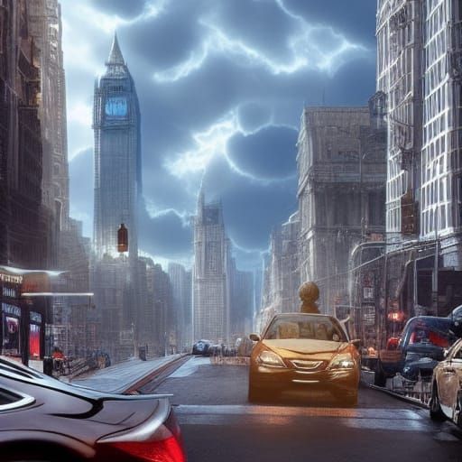 Detailed Digital Painting of Peter Parker