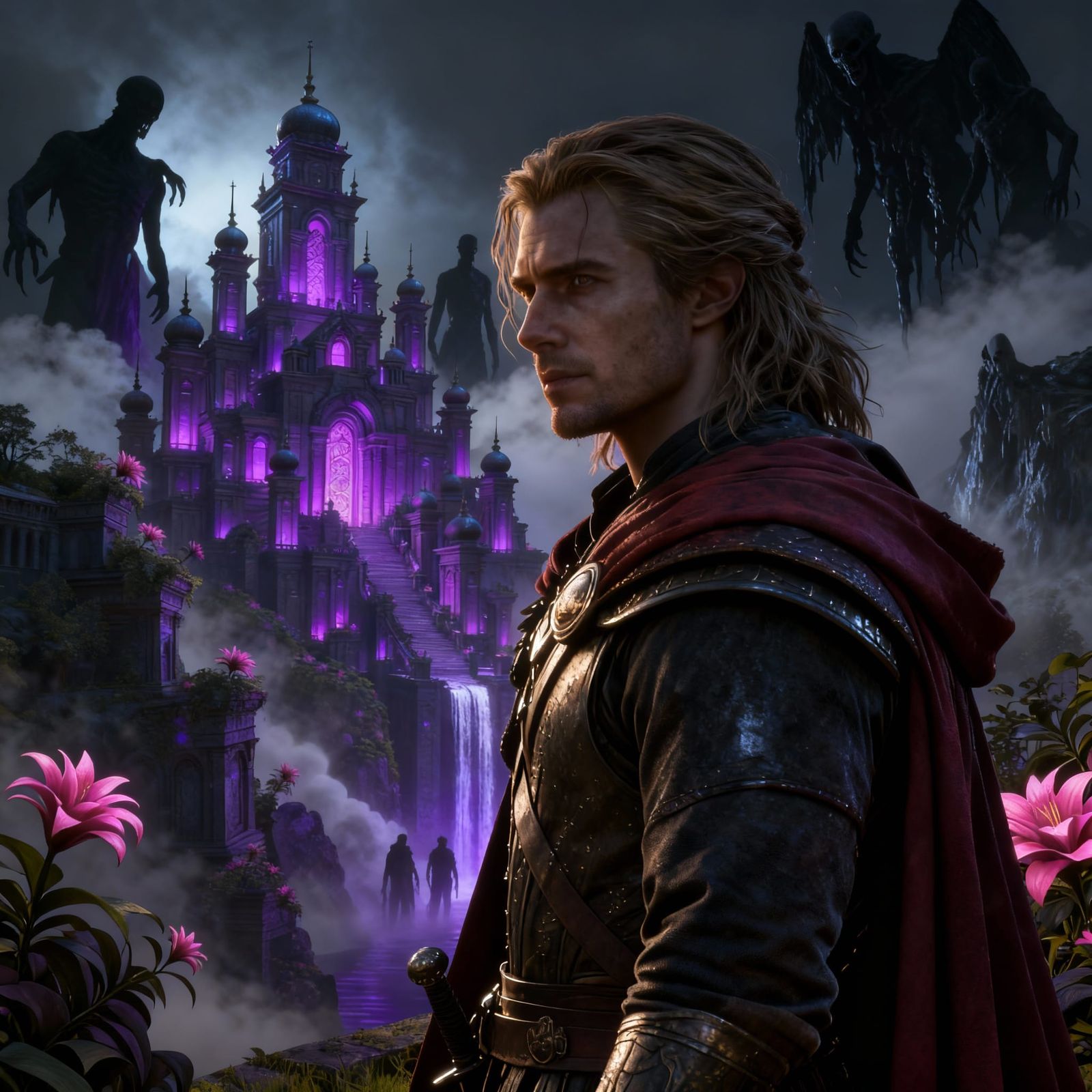 Epic 3D Game Cinematic with Dynamic Lighting