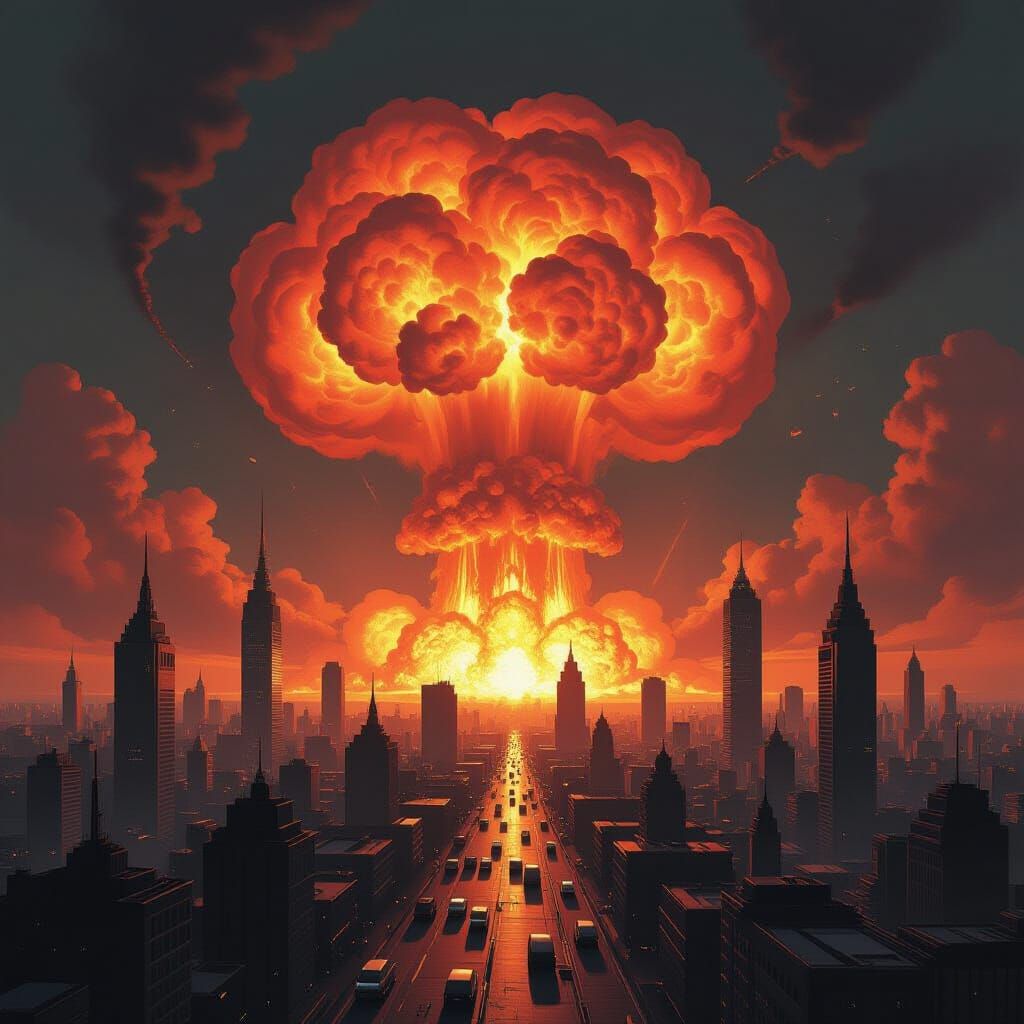 Atomic Metropolis: A Dystopian Inferno