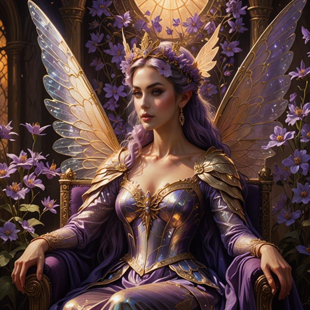 Historical Fantasy Fairy Queen Reigns in Hauntingly Beautifu...