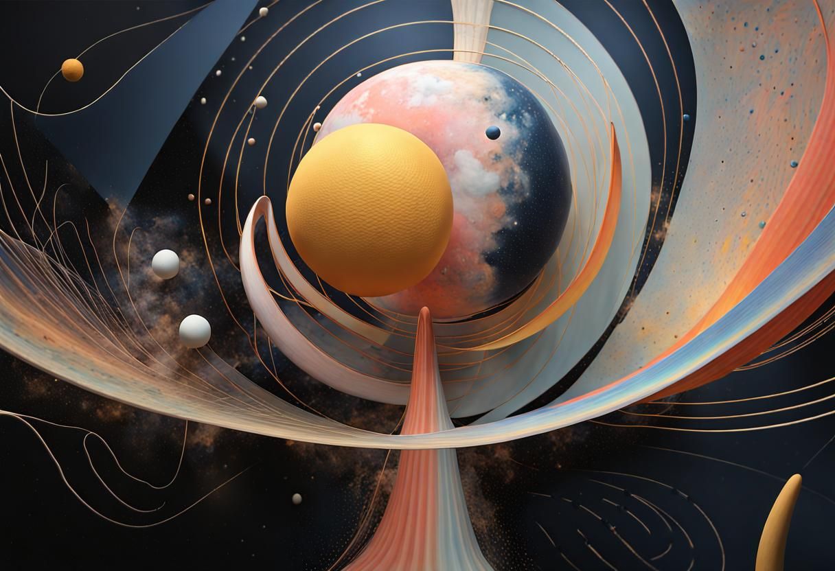 Striking Abstract Art Inspired by Klint and Miro