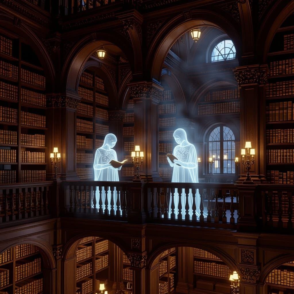 Ethereal Ghosts Reading in Grand Old Library