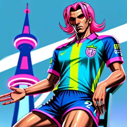 Torquay United unveil their new ‘GTA’ away kit as voted for by fans for the upcoming 2024/25 season in the National Leag...