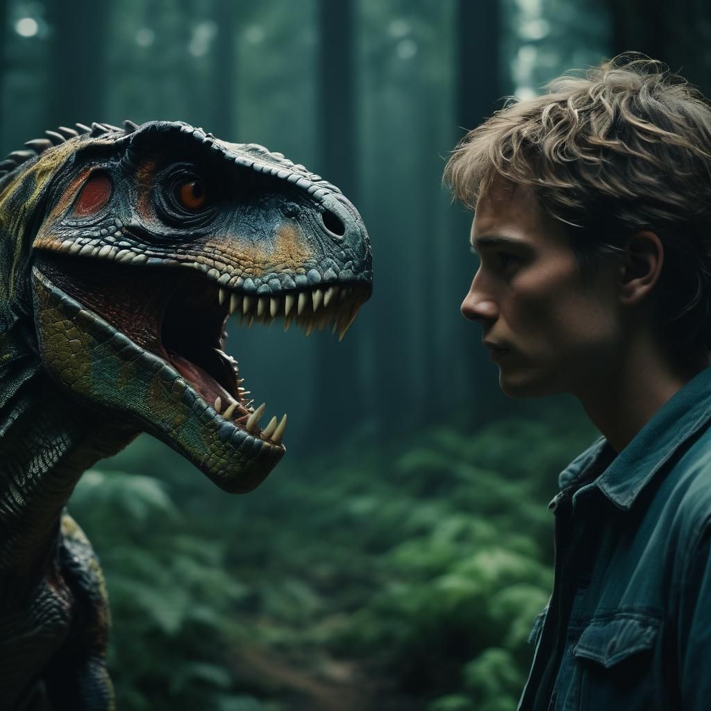 Cinematic Film Still of Contrasting Love Languages