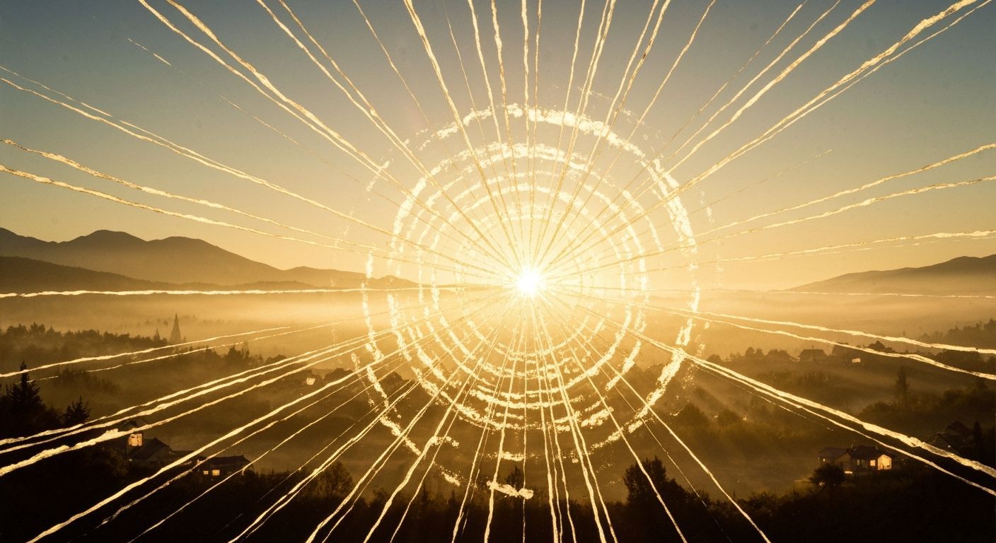 Kintsugi Abstract Swirls in Dreamlike Surrealism