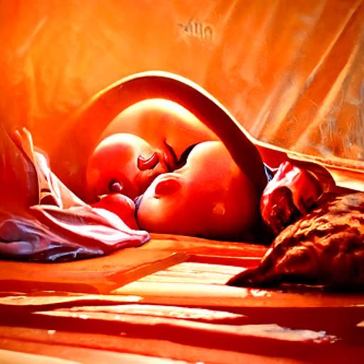 Lullaby as Oil Painting