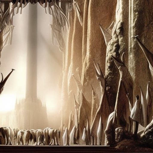 Epic Narnia Scene in Digital Matte Painting