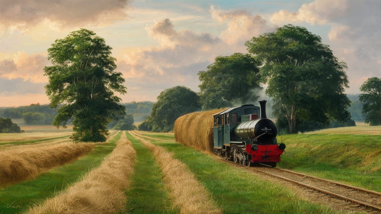 The Hay Wain: Pastoral Landscape Painting