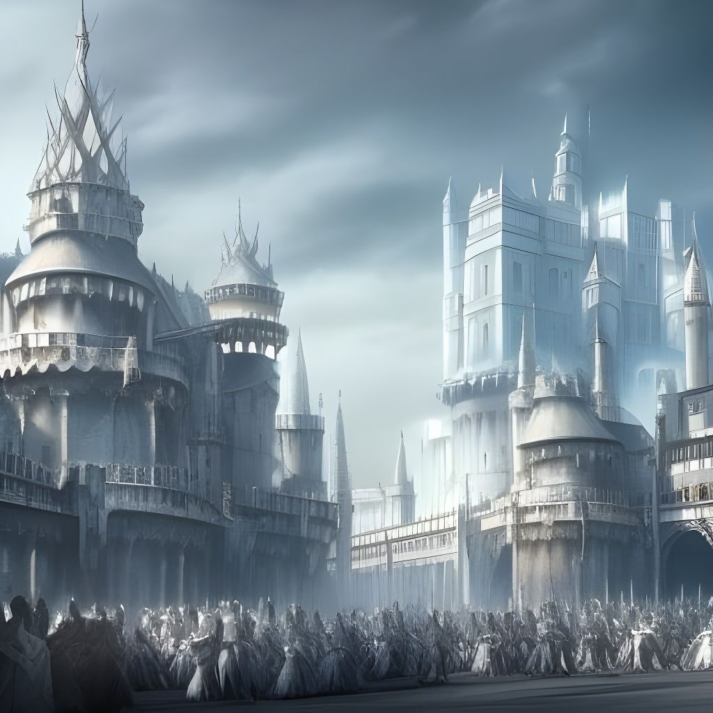 Swan Knights Return to White City: Digital Matte Painting