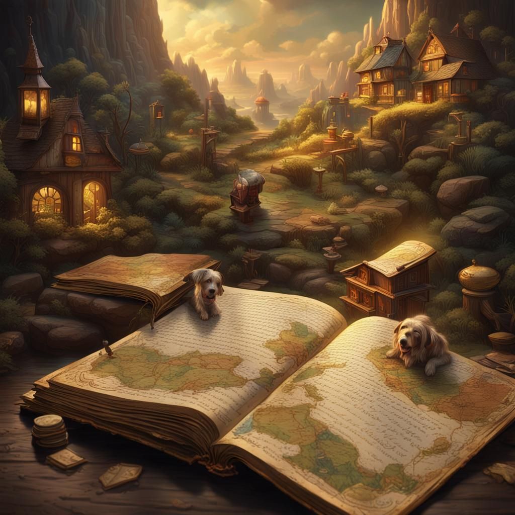 Nostalgic Vintage Book with Intricate Details