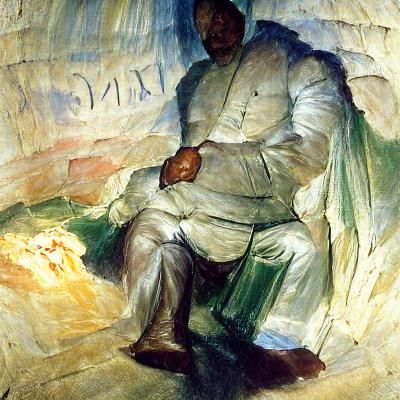 Martin Luther King Portrait in Realist Style