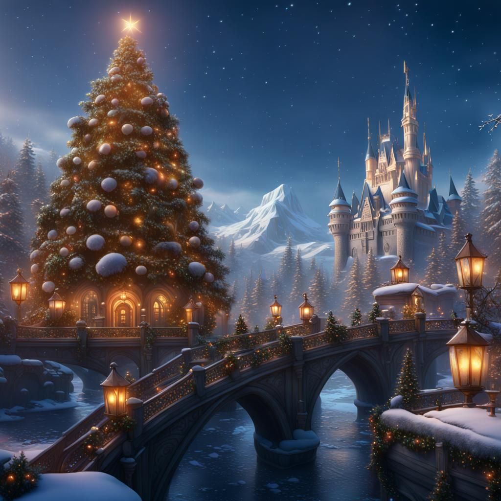Fantastical Disney Christmas Concept Art