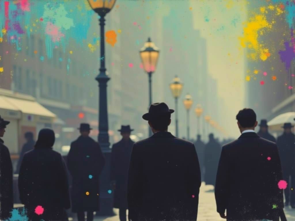 Autochrome Fashion Photography on NYC Streets