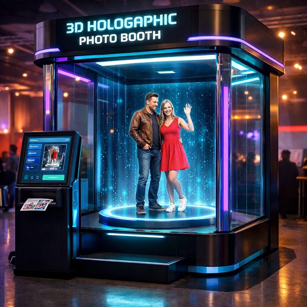 3D Holographic Photo Booth Display