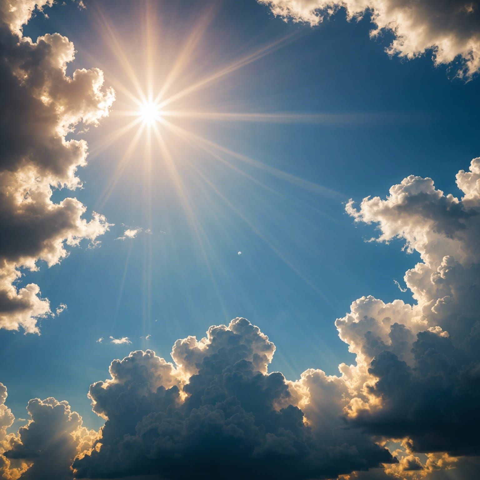 Antimatter in Divine Sunshine Beams