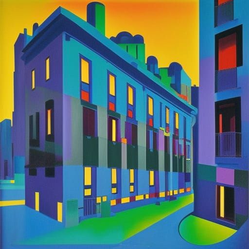 Fauvist Graffiti in Harlem Renaissance Style