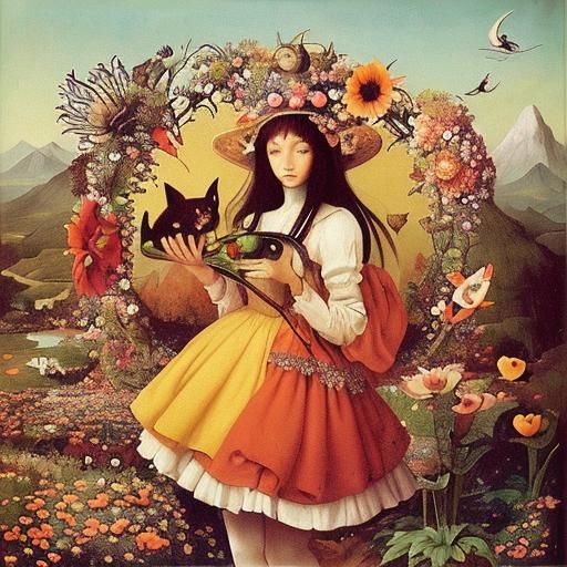 Surreal Dream World Inspired by Dali and Dürer