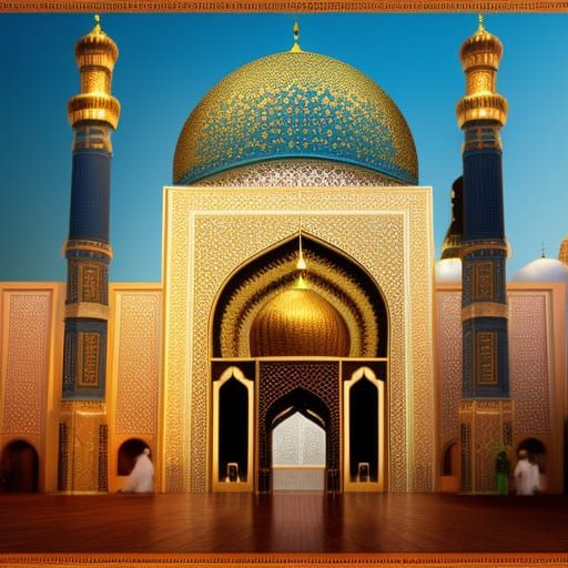 Serene Ramadan Day Scene