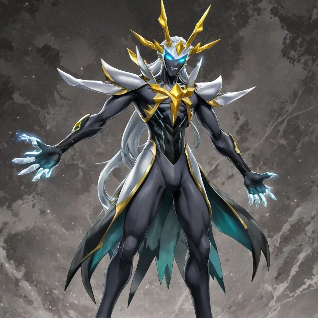 Ghetsis and Arceus Fusion: Godlike Villain