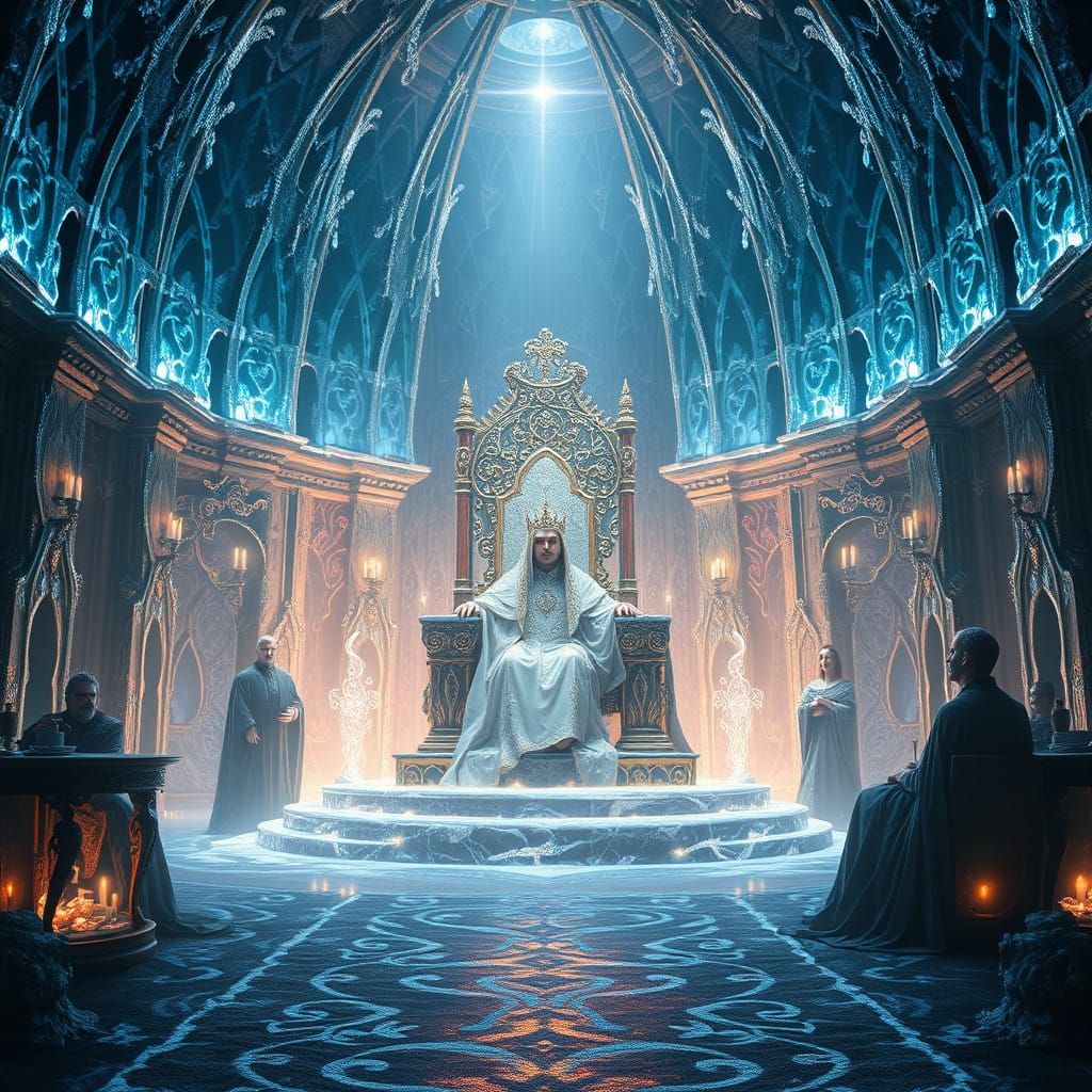 Crystal Throne Room of the Snow Elf Empire