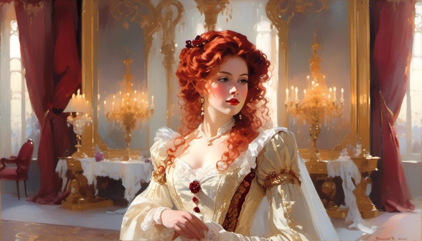 19th Century Queen in Dreamy Vignettes