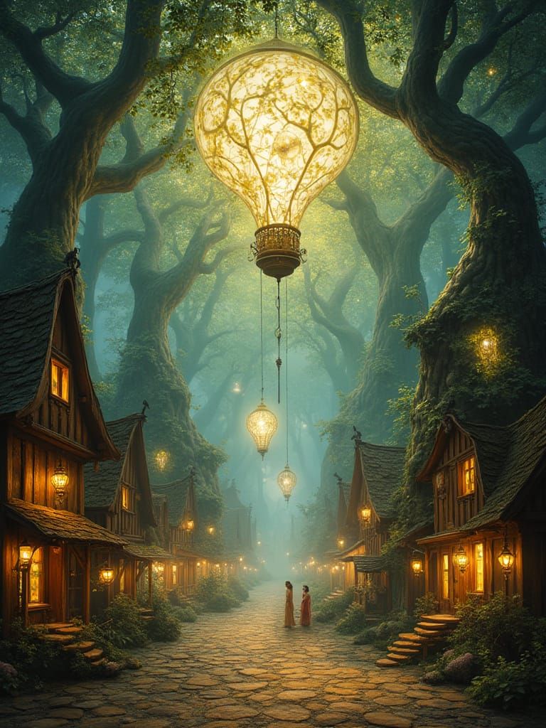 The Golden Sheep of AliBaaBaa in the Domed Village of Manic ...