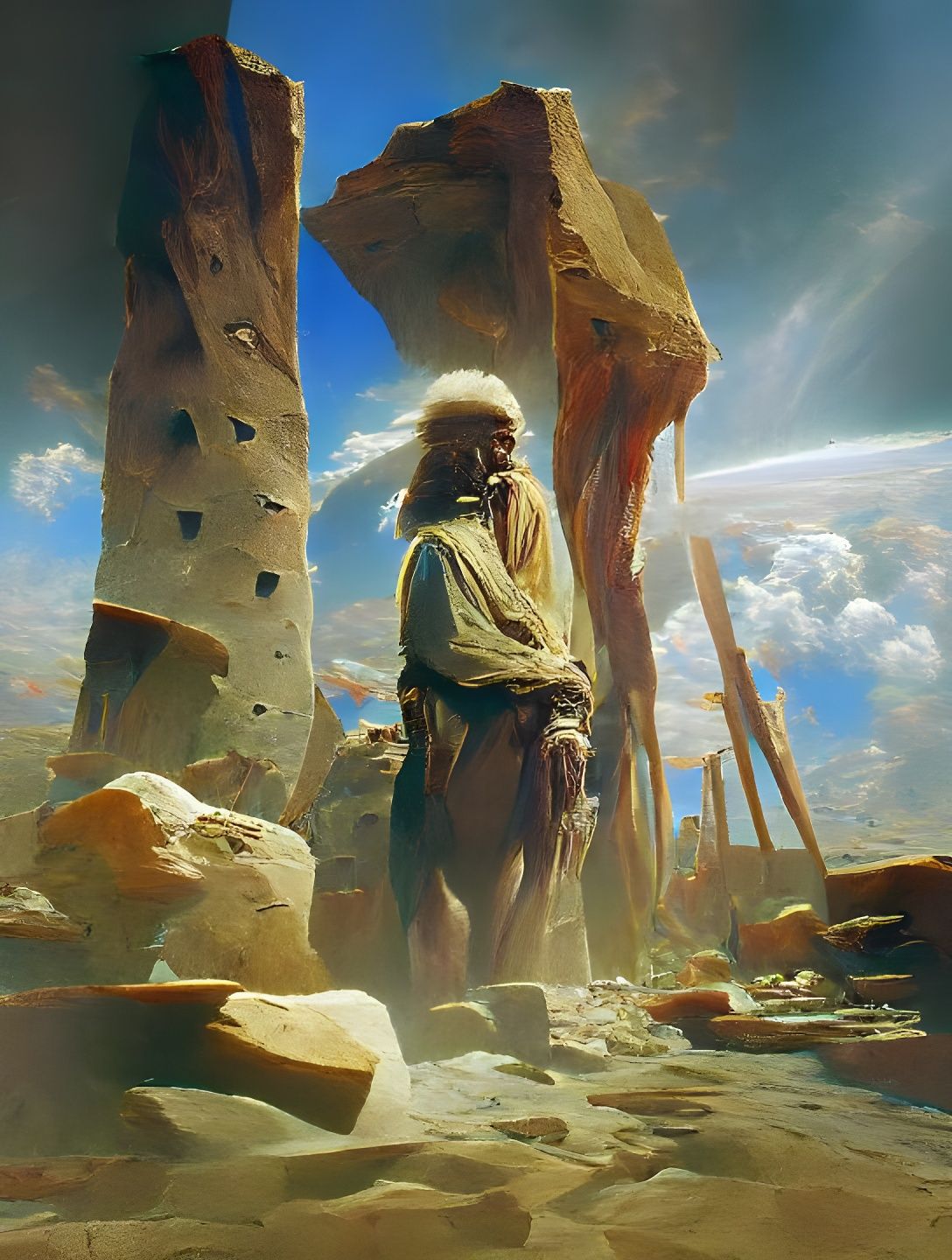 Gobekli Tepe in Realistic Style