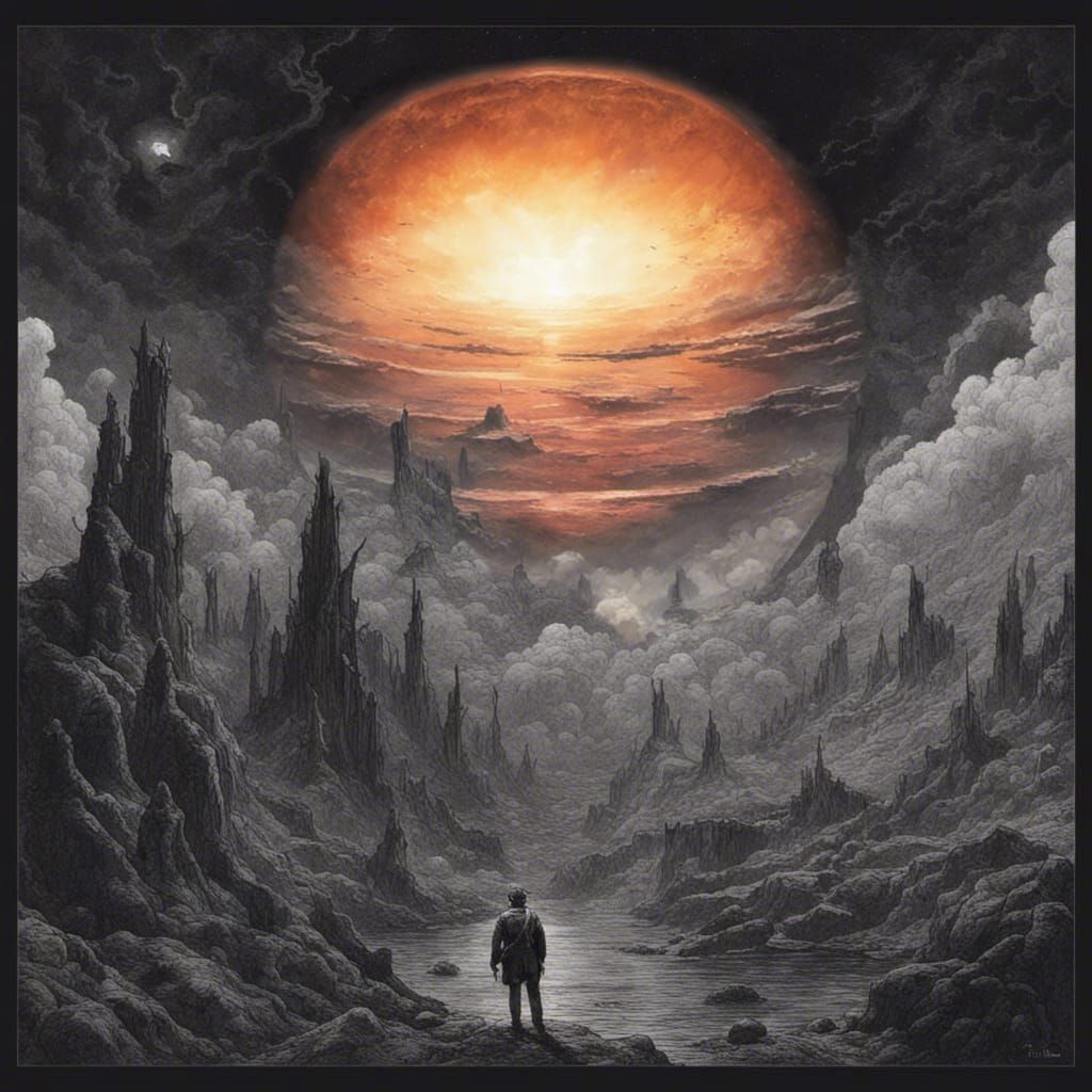 Planet's Last Breath: AI-Generated Image