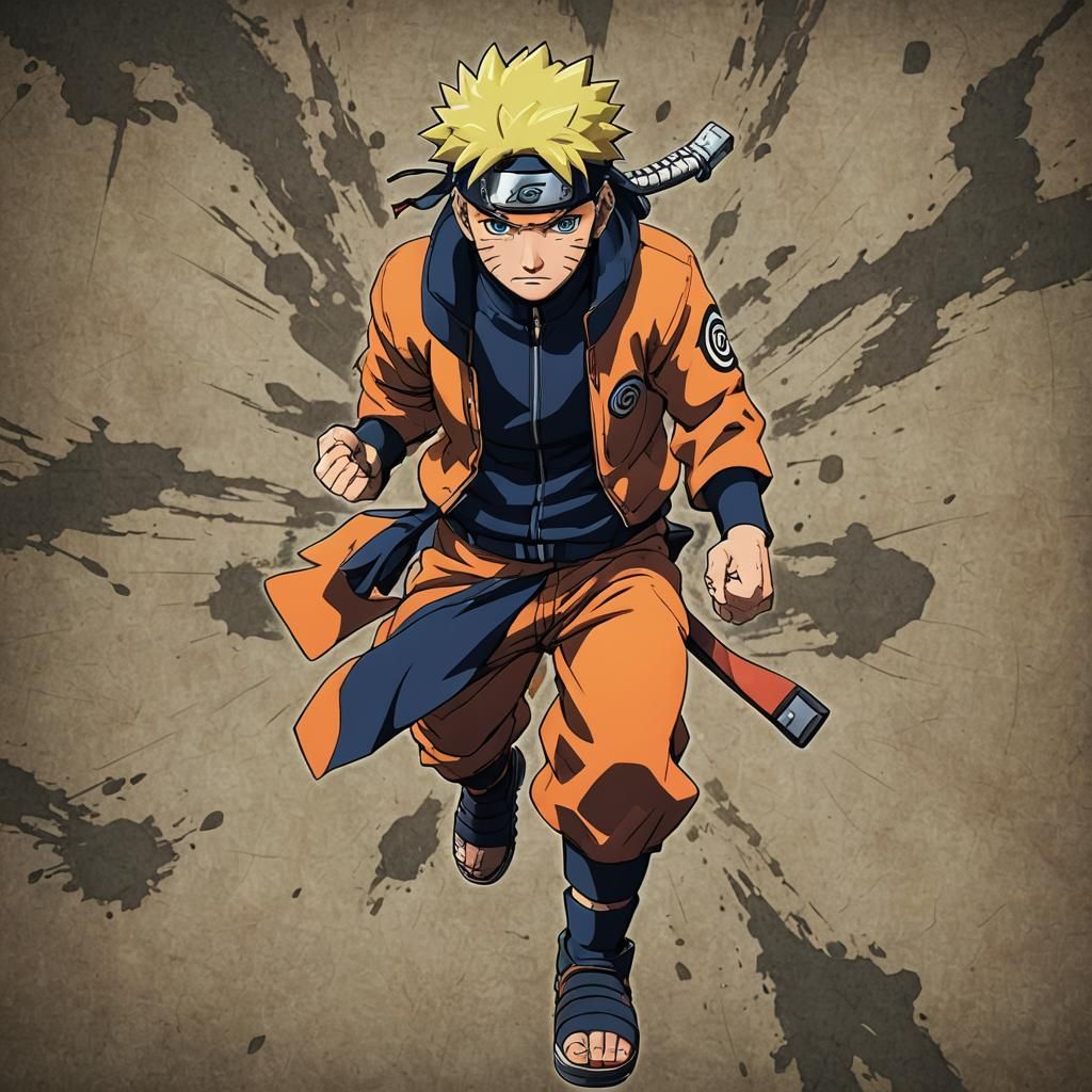 Naruto Manga Scan Art by Studio Trigger