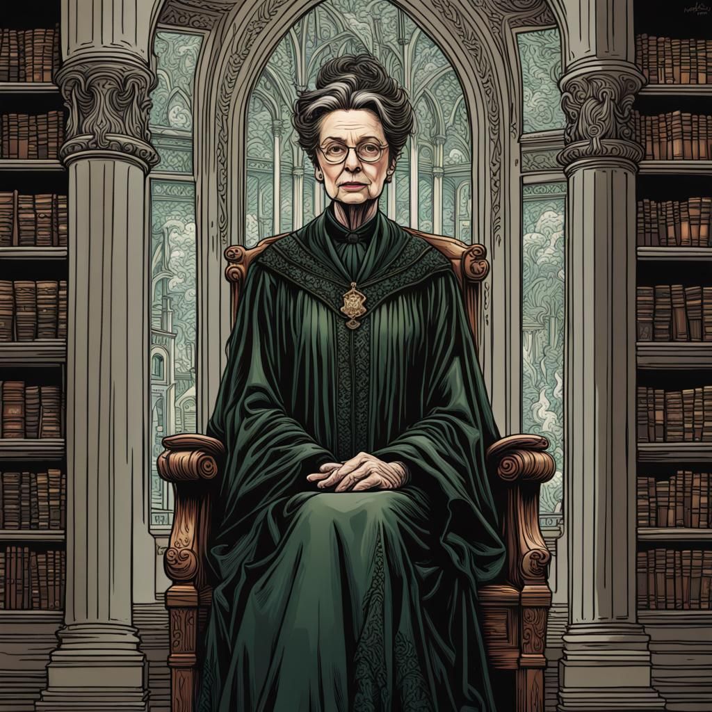 Minerva McGonagall as Supreme Court Judge