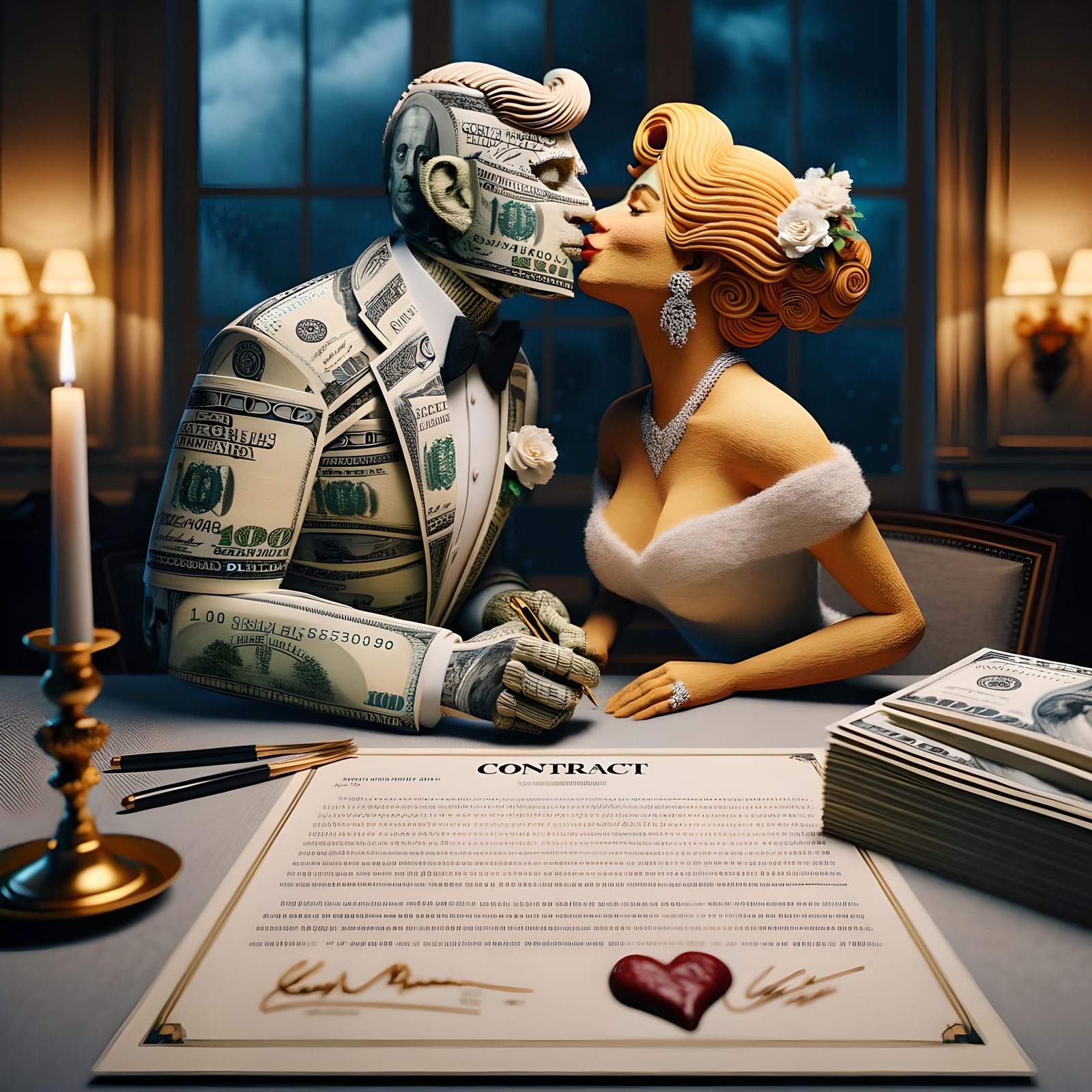 Buying love with money