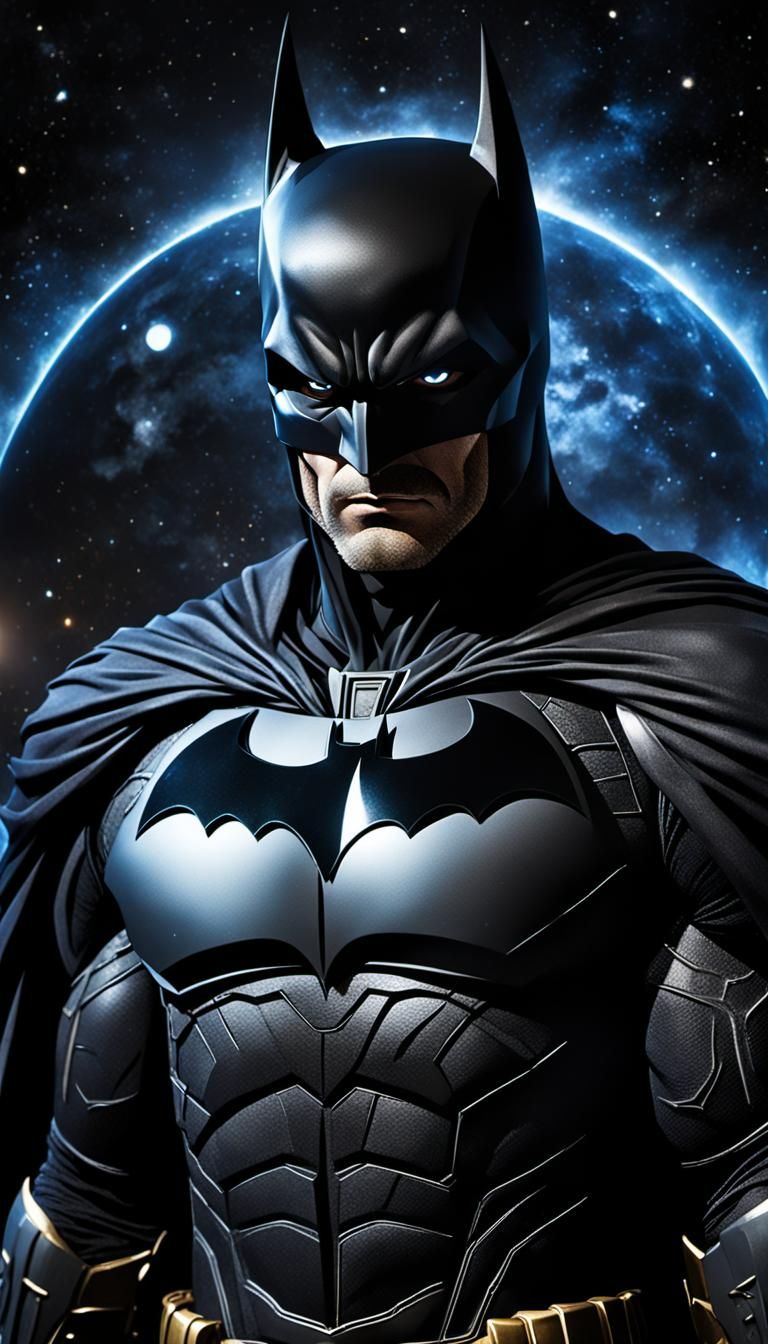 Batman as Greek God in Primordial Darkness