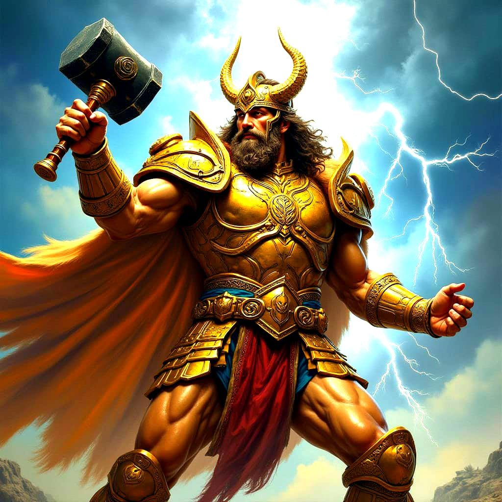 Majestic God of Thunder Image