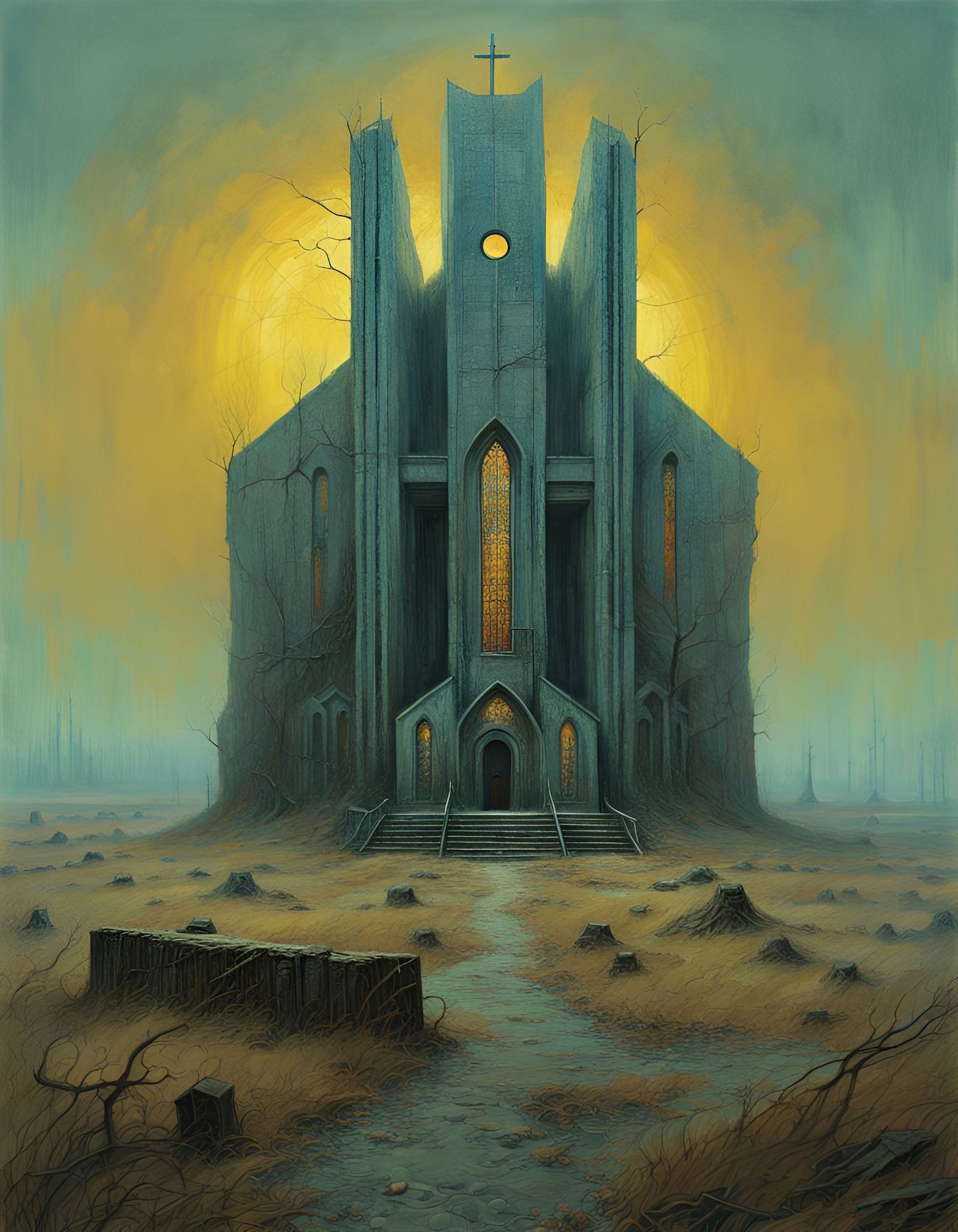 Scraping Beksinski I