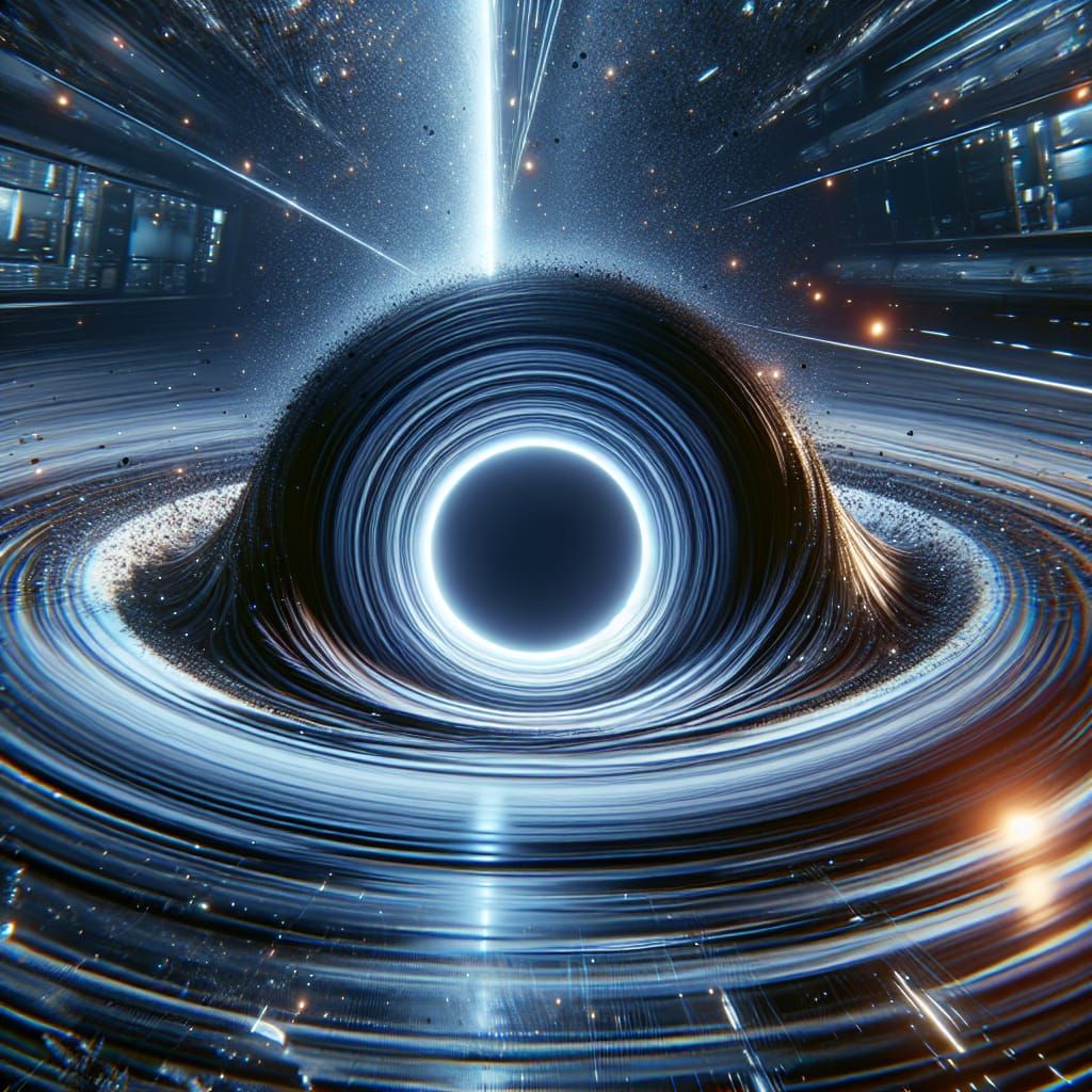 Arcane Black Hole Concept Art in Ultra Detail