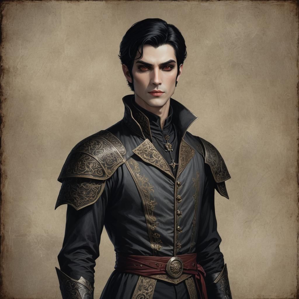 13th Century Vampire Prince with Androgynous Features