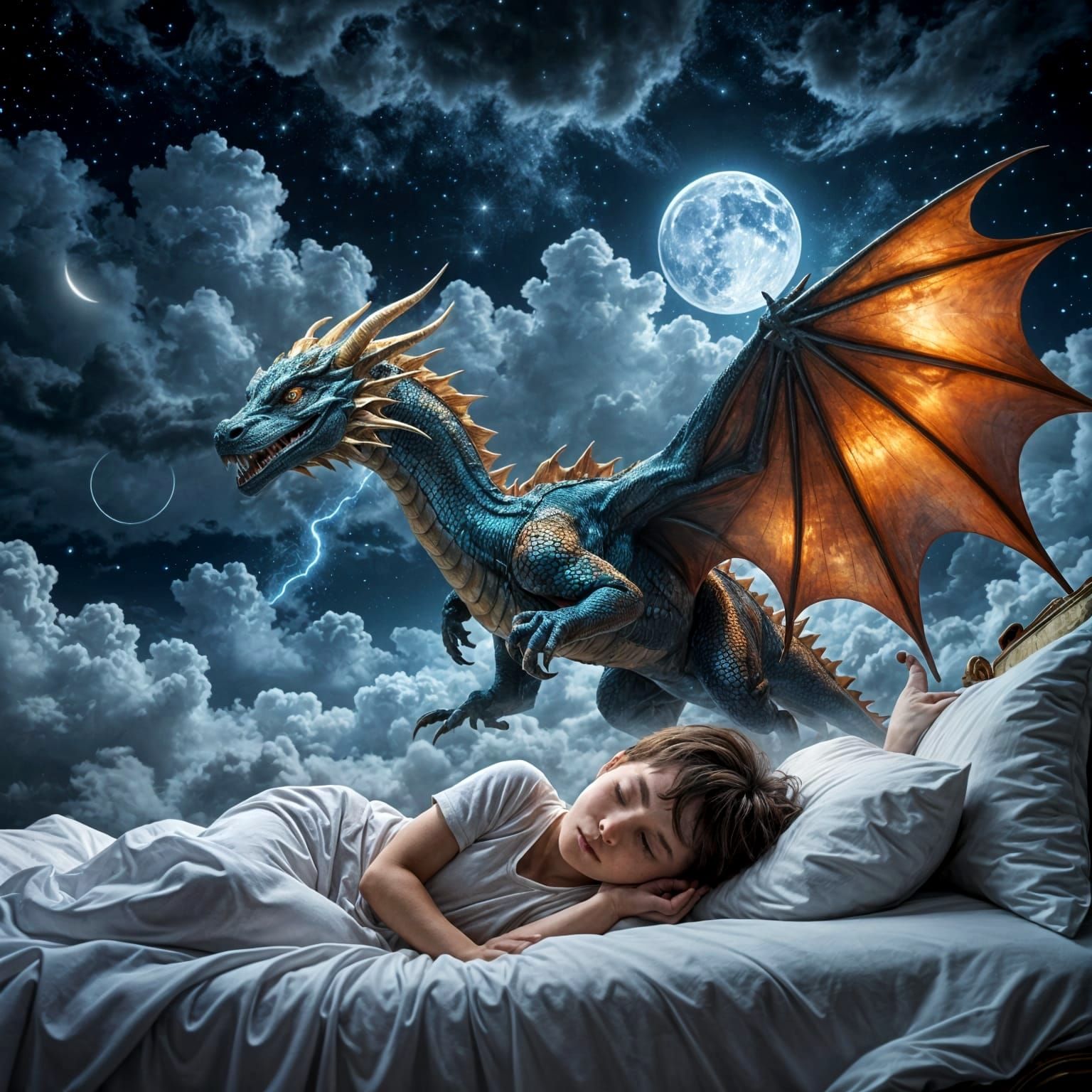 Dreams of a young boy.