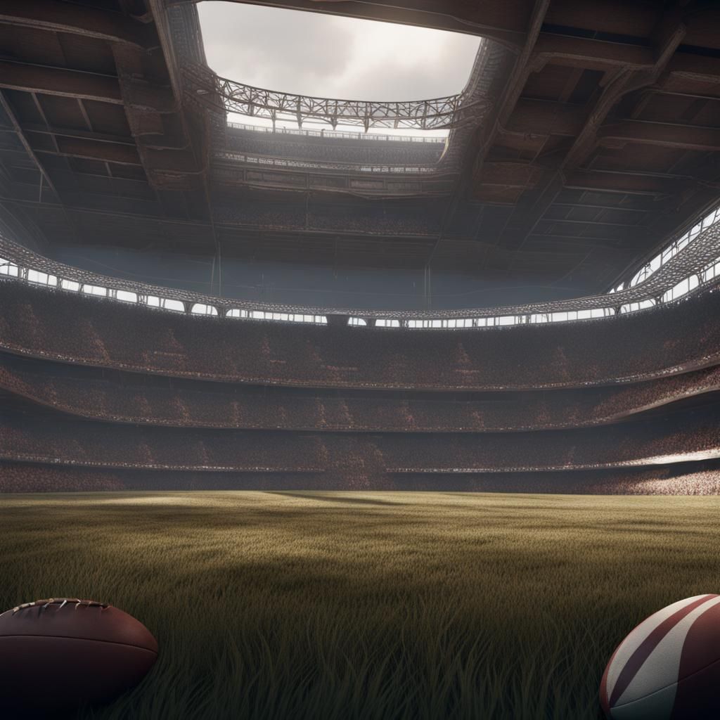 Detailed Rugby Matte Painting in Unreal Engine 5