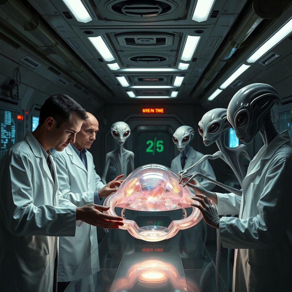 Humans and ETs Collaborate on Bioluminescent Living Spacecra...