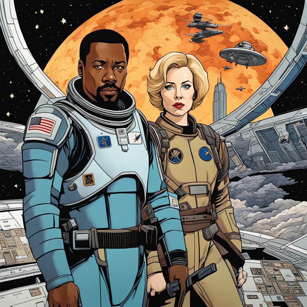 Portraits in Ink and Watercolor Surrealism