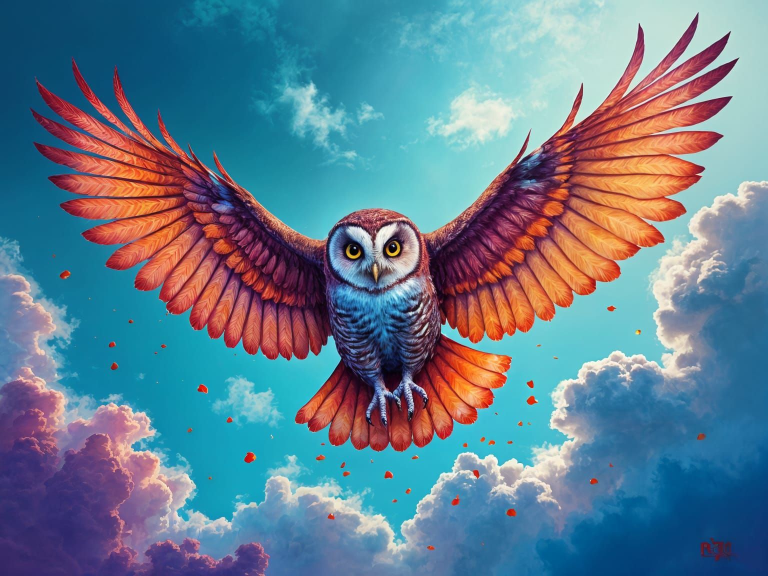 Whimsical Owl Mails a Dream