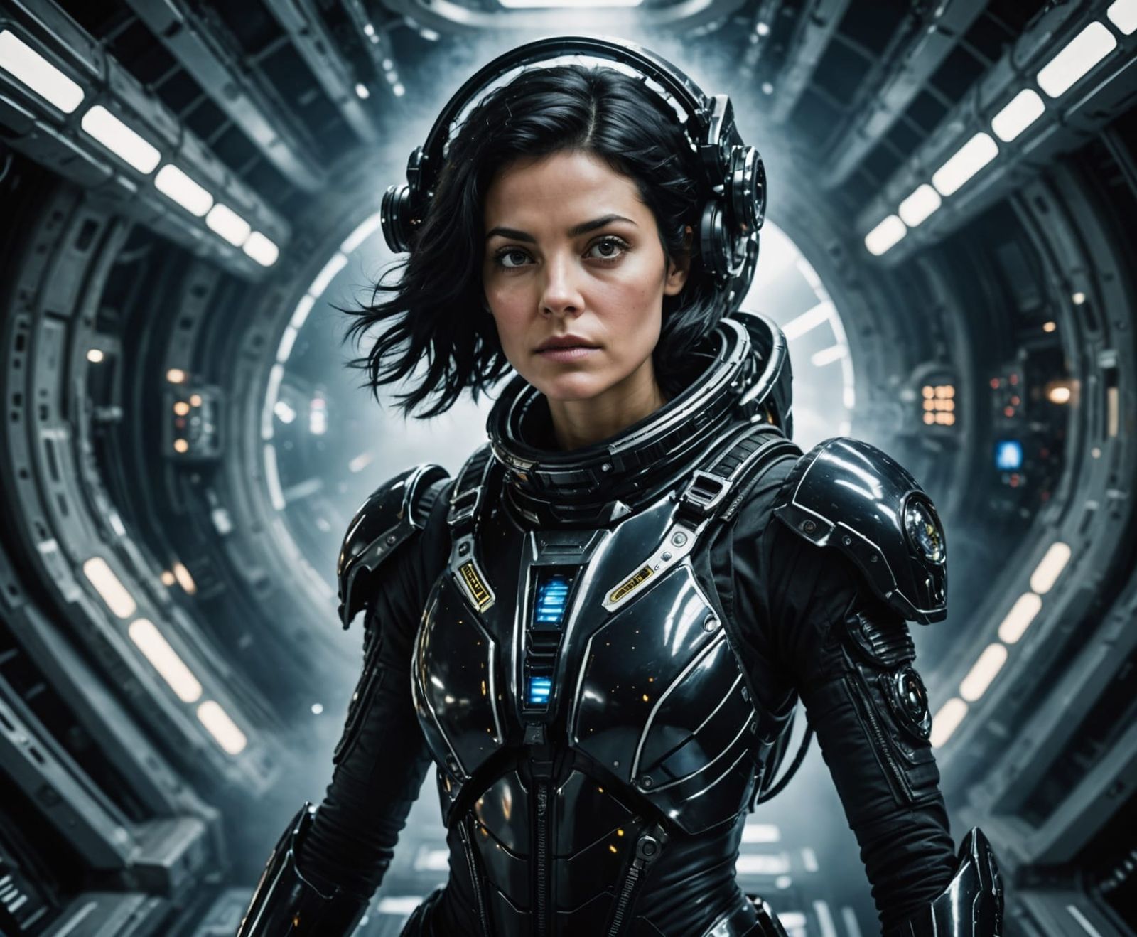 Apotheosis of a Woman in Alien Space Suit