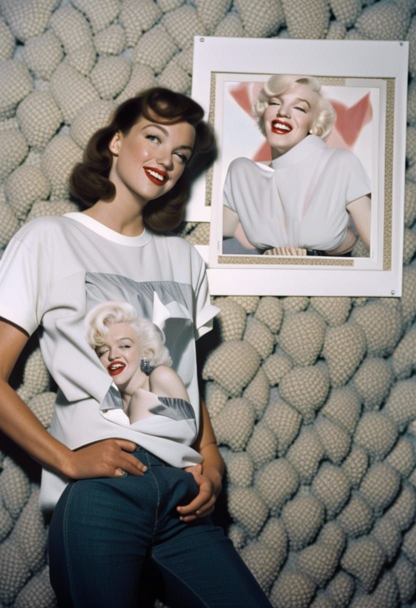 Hyperrealistic Portrait of Marilyn Monroe