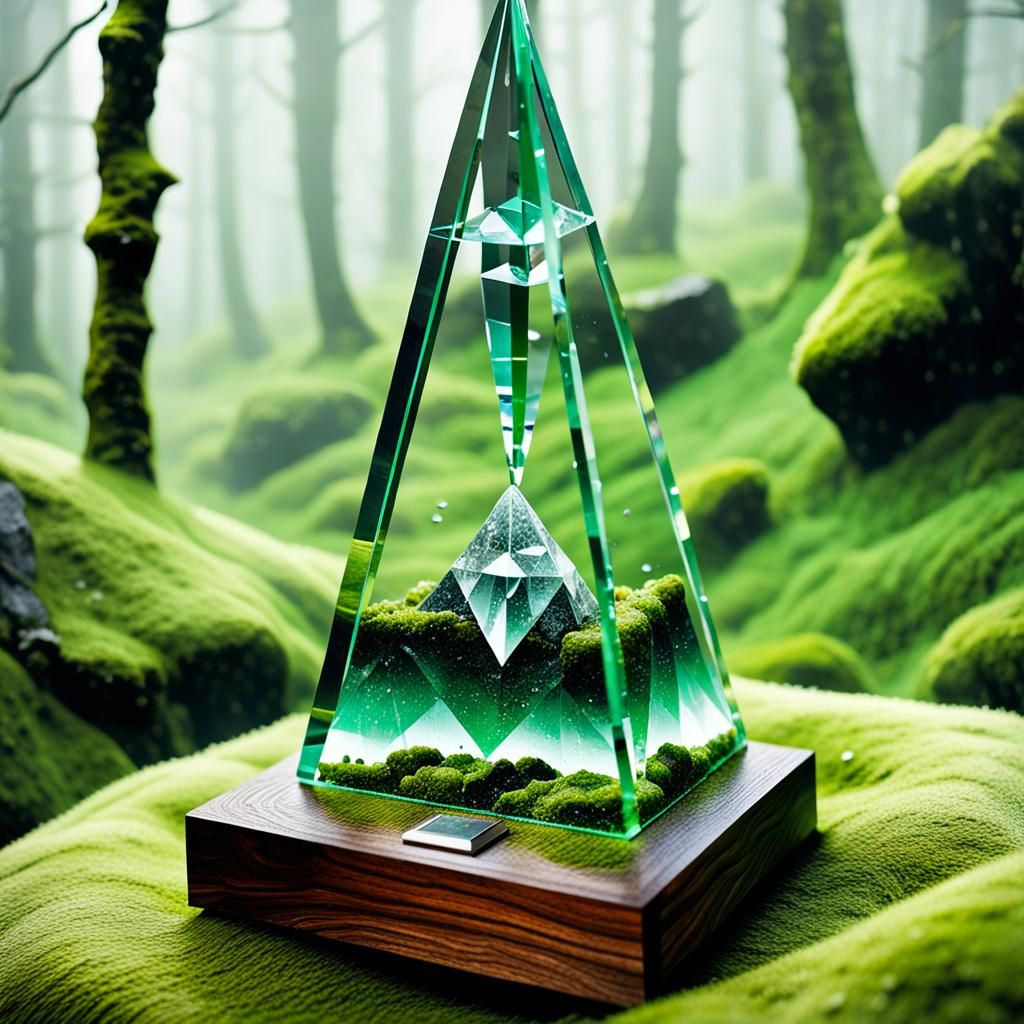 Crystal Metronome in Tundra: Macro Photography