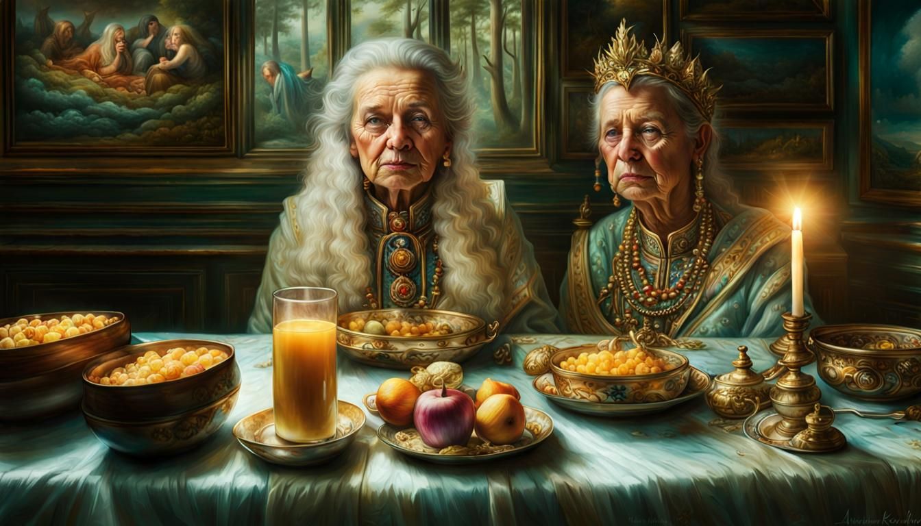 Surreal Hyperrealistic Dreamscape with Magical Realism and C...